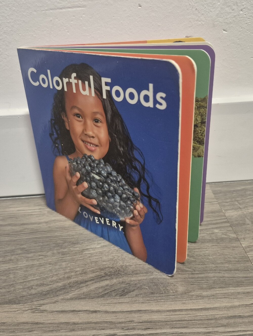 *5/$25* Colourful Foods Lovevery Board Book
